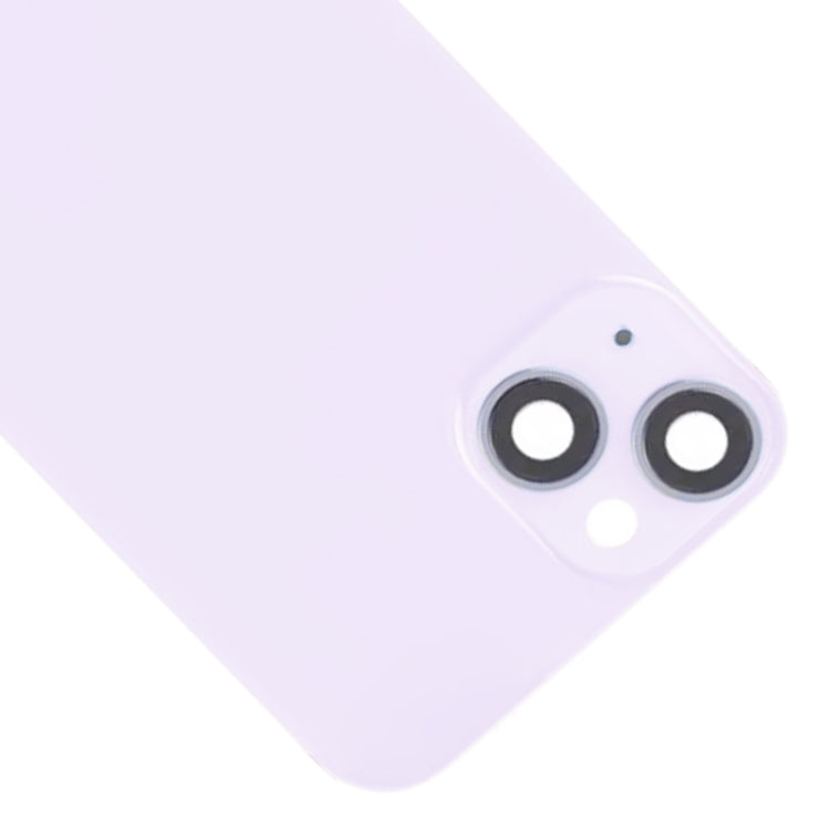 For iPhone 14 Glass Battery Back Cover with Flash Bracket + Wireless Charging Module