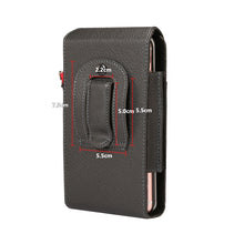 Load image into Gallery viewer, For 6.7 inch and Below Phones Litchi Texture Multifunctional Universal Vertical Flip Upright Double Lattice PU Leather Case Waist Bag with Card Slot &amp; Belt Clip &amp; Lanyard
