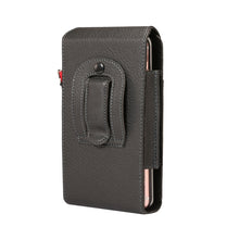 Load image into Gallery viewer, For 6.7 inch and Below Phones Litchi Texture Multifunctional Universal Vertical Flip Upright Double Lattice PU Leather Case Waist Bag with Card Slot &amp; Belt Clip &amp; Lanyard