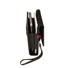 Load image into Gallery viewer, For 6.7 inch and Below Phones Litchi Texture Multifunctional Universal Vertical Flip Upright Double Lattice PU Leather Case Waist Bag with Card Slot &amp; Belt Clip &amp; Lanyard