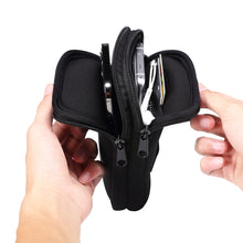 Load image into Gallery viewer, Universal Double-compartment Elastic Hanging Waist Bag for 6.9 inches and Below Smart Phones