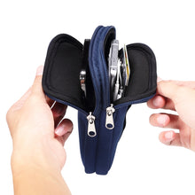 Load image into Gallery viewer, Universal Double-compartment Elastic Hanging Waist Bag for 6.9 inches and Below Smart Phones