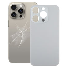 Load image into Gallery viewer, For iPhone 15 Pro Easy Replacement Big Camera Hole Glass Back Battery Cover