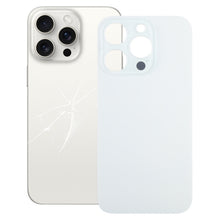 Load image into Gallery viewer, For iPhone 15 Pro Easy Replacement Big Camera Hole Glass Back Battery Cover