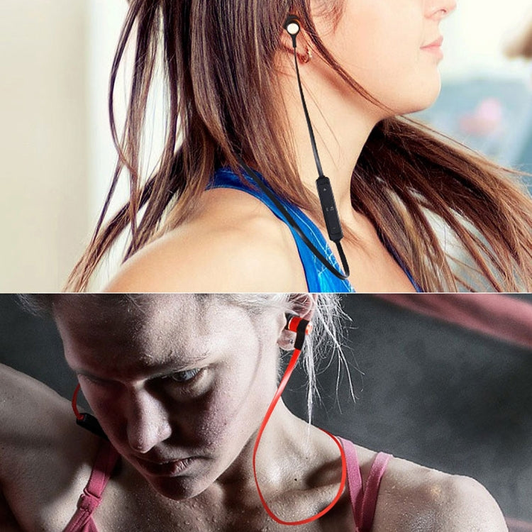 BT-KDK61 CVC6.0 Noise Reduction Stereo Magnetic Wireless Sports Bluetooth Earphone, Support Wire-control