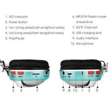 Load image into Gallery viewer, BTH-868 Stereo Sound Quality V4.2 Bluetooth Headphone, Bluetooth Distance: 10m, Support 3.5mm Audio Input &amp; FM