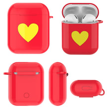 Load image into Gallery viewer, Heart Pattern Apple Wireless Earphones Charging Box Dust-proof Shockproof Outdoor Protective Case for Airpods