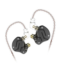 Load image into Gallery viewer, KZ ZSN Circle Iron Moving Iron Quad-core Wired Control In-ear Mega Bass HiFi Earphone without Microphone