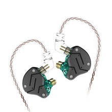 Load image into Gallery viewer, KZ ZSN Circle Iron Moving Iron Quad-core Wired Control In-ear Mega Bass HiFi Earphone without Microphone