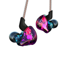 Load image into Gallery viewer, KZ ZST Circle Iron In-ear Mega Bass MP3 Dual Unit Earphone without Microphone