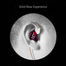 Load image into Gallery viewer, KZ ZST Circle Iron In-ear Mega Bass MP3 Dual Unit Earphone without Microphone