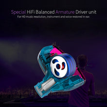 Load image into Gallery viewer, KZ ZST Circle Iron In-ear Mega Bass MP3 Dual Unit Earphone without Microphone