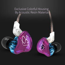 Load image into Gallery viewer, KZ ZST Circle Iron In-ear Mega Bass MP3 Dual Unit Earphone without Microphone