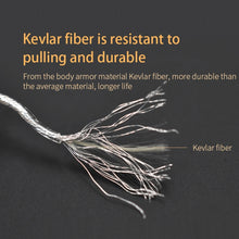 Load image into Gallery viewer, KZ 8 Pin Oxygen-free Copper Silver Plated Upgrade Cable for Most MMCX Interface Earphones