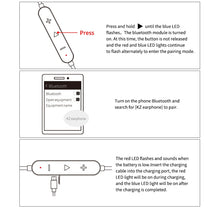 Load image into Gallery viewer, KZ Waterproof High Fidelity Bluetooth Upgrade Cable for KZ ZSN Earphones