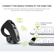 Load image into Gallery viewer, V9 Business Handsfree Wireless Bluetooth Headset CSR 4.1 with Mic for Driver Sport