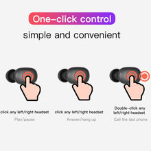Load image into Gallery viewer, Bluedio TWS T-elf Bluetooth Version 5.0 In-Ear Bluetooth Headset with Headphone Charging Cabin