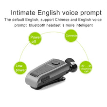 Load image into Gallery viewer, Fineblue F910 CSR4.1 Retractable Cable Caller Vibration Reminder Anti-theft Bluetooth Headset