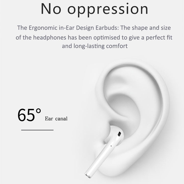 i9 Touch Wireless TWS Sport Bilateral Stereo Bluetooth 5.0 Headset with Charging Box, Touch Version