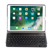 Load image into Gallery viewer, A102 For iPad 10.2 inch Ultra-thin Detachable Bluetooth Keyboard Leather Tablet Case with Stand Function, Black, Dark Blue, Gold, Rose Gold