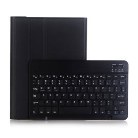 A102 For iPad 10.2 inch Ultra-thin Detachable Bluetooth Keyboard Leather Tablet Case with Stand Function, Black, Dark Blue, Gold, Rose Gold