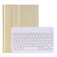 Load image into Gallery viewer, A102 For iPad 10.2 inch Ultra-thin Detachable Bluetooth Keyboard Leather Tablet Case with Stand Function, Black, Dark Blue, Gold, Rose Gold