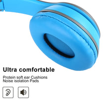 Load image into Gallery viewer, P47 Foldable Wireless Bluetooth Headphone with 3.5mm Audio Jack, Support MP3 / Call