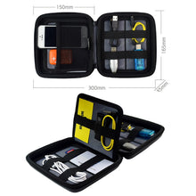 Load image into Gallery viewer, ps5 Multi-function Waterproof Digital Electronic Data Cable Hard Drive Protective Bag Storage Box