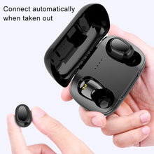 Load image into Gallery viewer, L-21 9D Sound Effects Bluetooth 5.0 Touch Wireless Bluetooth Earphone with Charging Box, Support HD Call