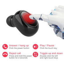 Load image into Gallery viewer, L-21 9D Sound Effects Bluetooth 5.0 Touch Wireless Bluetooth Earphone with Charging Box, Support HD Call