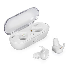 TWS-4 IPX5 Waterproof Bluetooth 5.0 Touch Wireless Bluetooth Earphone with Charging Box, Support HD Call & Voice Prompts
