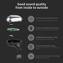 Load image into Gallery viewer, T50 6D Noise Cancelling Bluetooth V5.0 Wireless Bluetooth Headphone, Support Binaural Calls