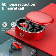 Load image into Gallery viewer, T50 6D Noise Cancelling Bluetooth V5.0 Wireless Bluetooth Headphone, Support Binaural Calls