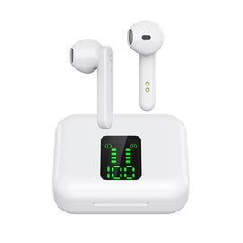 P100pro TWS Bluetooth 5.0 Touch Wireless Bluetooth Earphone with Charging Box & LED Smart Digital Display, Support Siri & Call