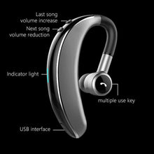 Load image into Gallery viewer, V7 Bluetooth 5.0 Business Style Wireless Stereo Sports Bluetooth Earphone, Support Inform Caller Name