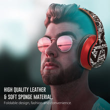 Load image into Gallery viewer, B1 Graffiti Pattern Wireless Bluetooth V5.0 Headset