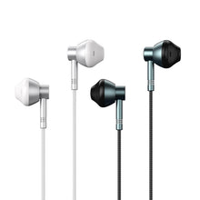 Load image into Gallery viewer, REMAX RM-201 In-Ear Stereo Metal Music Earphone with Wire Control + MIC, Support Hands-free