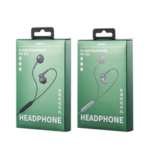 Load image into Gallery viewer, REMAX RM-201 In-Ear Stereo Metal Music Earphone with Wire Control + MIC, Support Hands-free