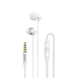 REMAX RM-208 In-Ear Stereo Sleep Earphone with Wire Control + MIC, Support Hands-free
