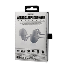 Load image into Gallery viewer, REMAX RM-208 In-Ear Stereo Sleep Earphone with Wire Control + MIC, Support Hands-free