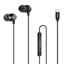 Load image into Gallery viewer, REMAX RM-560 Type-C In-Ear Stereo Metal Music Earphone with Wire Control + MIC, Support Hands-free, Not For Samsung Phones