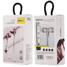 Load image into Gallery viewer, F17 Bluetooth 4.2 Hanging Neck Design Bluetooth Headset, Support Music Play &amp; Switching &amp; Volume Control &amp; Answer