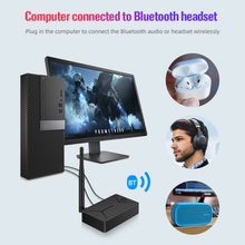 Load image into Gallery viewer, TX13 3 in 1 Portable Bluetooth 5.0 Digital Optical Coaxial Audio Transmitter with 3.5mm Jack for Bluetooth Speaker / Headset