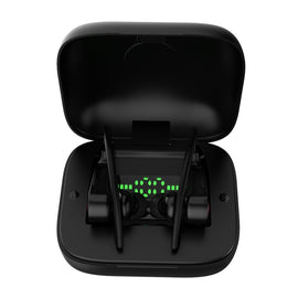 Q83 Wireless Ear-mounted Sports Bluetooth Earphone with Charging Box, Supports Three-screen LED Power Display & Power Bank