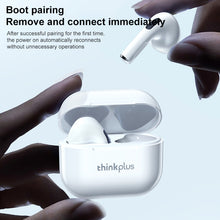 Load image into Gallery viewer, Original Lenovo LivePods LP40 TWS IPX4 Waterproof Bluetooth Earphone with Charging Box, Support Touch &amp; HD Call &amp; Siri &amp; Master-slave Switching