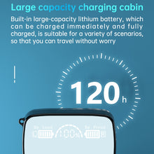 Load image into Gallery viewer, M9 Bluetooth 5.1 TWS Mirror Digital Display Wireless Bluetooth Earphone with Charging Box Flashlight , Support Touch &amp; Siri &amp; Battery Display