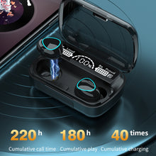 Load image into Gallery viewer, M10 Bluetooth 5.1 TWS Digital Display Wireless Bluetooth Earphone with Charging Box, Support Touch &amp; Siri &amp; Battery Display