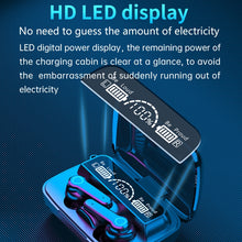 Load image into Gallery viewer, M19 Bluetooth 5.1 TWS Digital Display Wireless Bluetooth Earphone with Charging Box, Support Touch &amp; Siri &amp; Battery Display