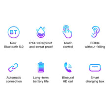 Load image into Gallery viewer, awei T29P Bluetooth V5.0 LED Digital Display Ture Wireless Sports IPX4 Waterproof TWS Headset with Charging Case