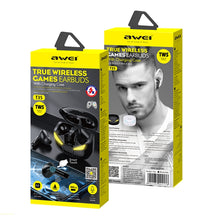 Load image into Gallery viewer, awei T35 Bluetooth V5.0 Ture Wireless Sports Game Dual Mode IPX5 Waterproof TWS Headset with Charging Case